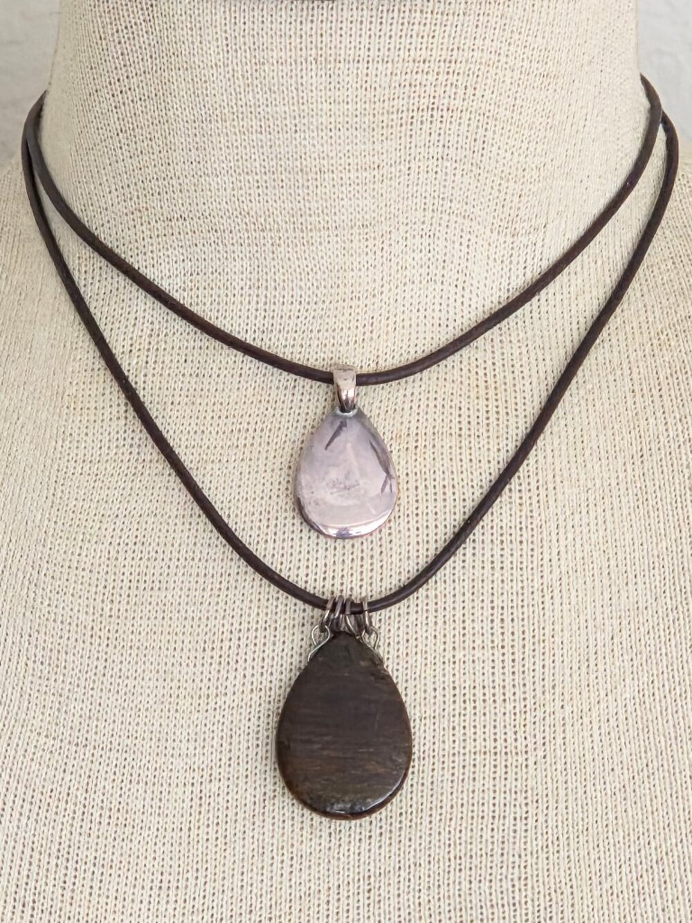CHICO's 2-Layer Teardrop Necklace